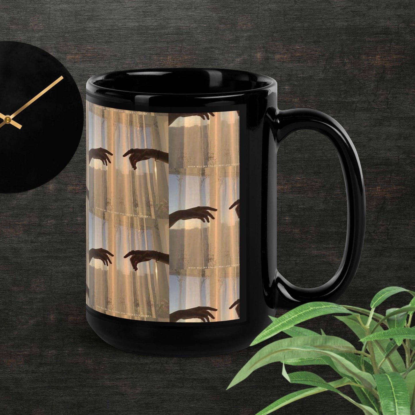 Black Glossy Mug