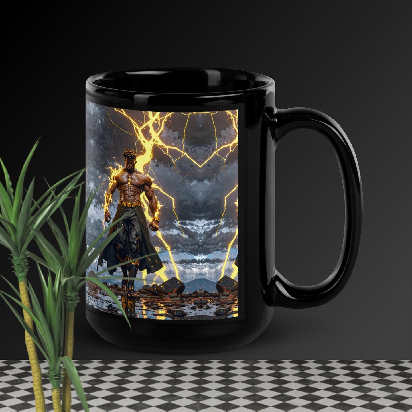 Black Glossy Mug