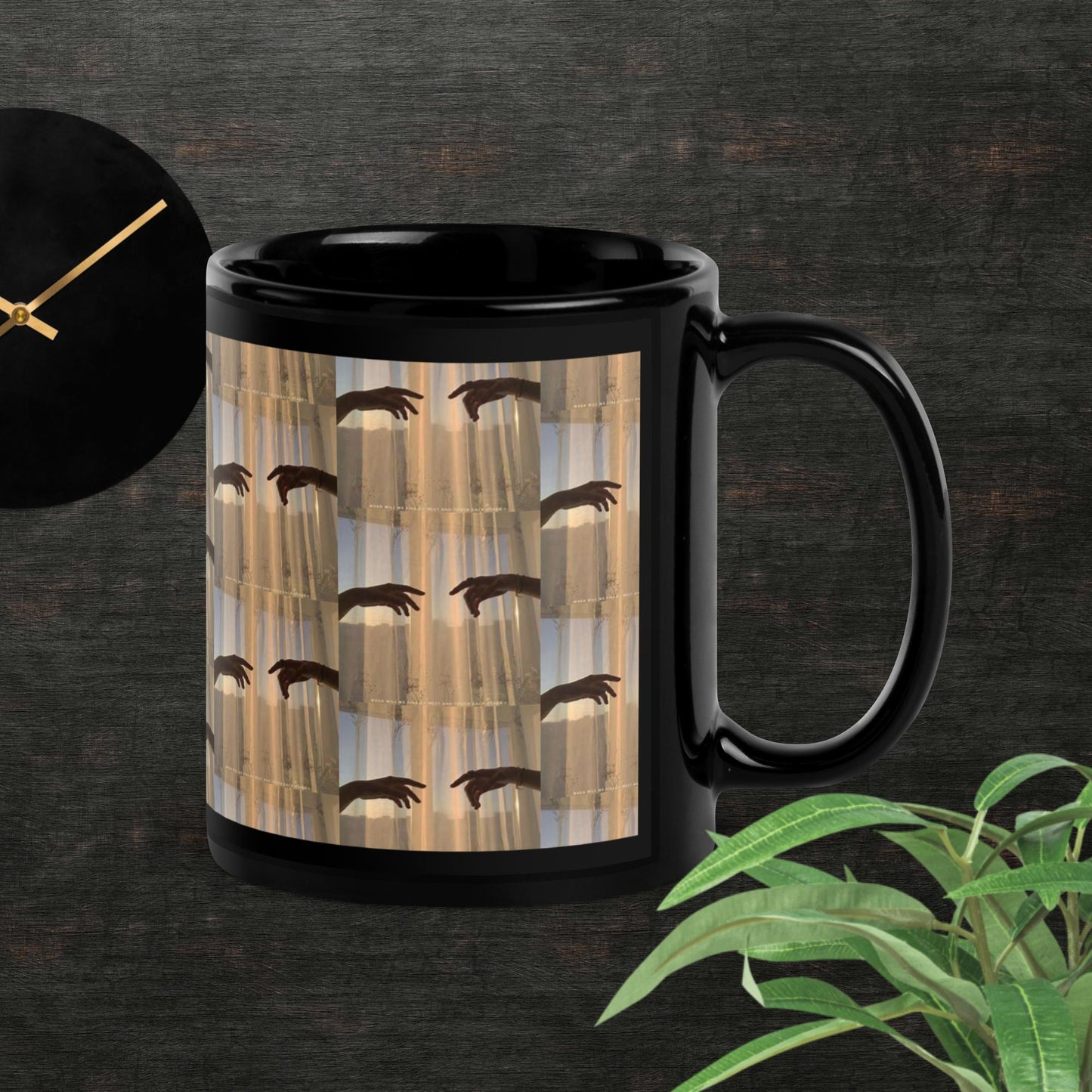 Black Glossy Mug