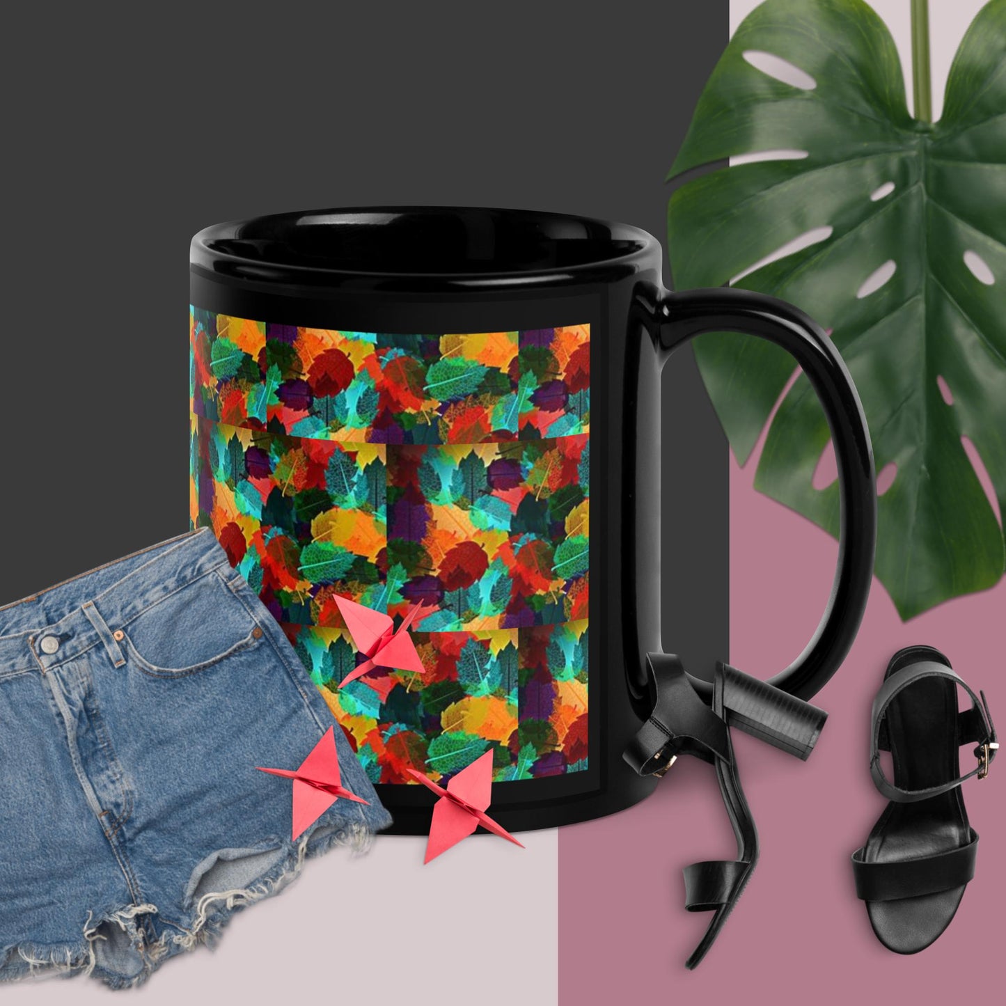 Black Glossy Mug