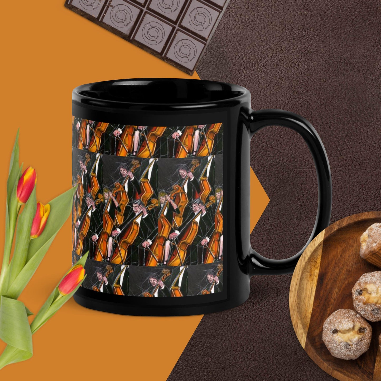 Black Glossy Mug