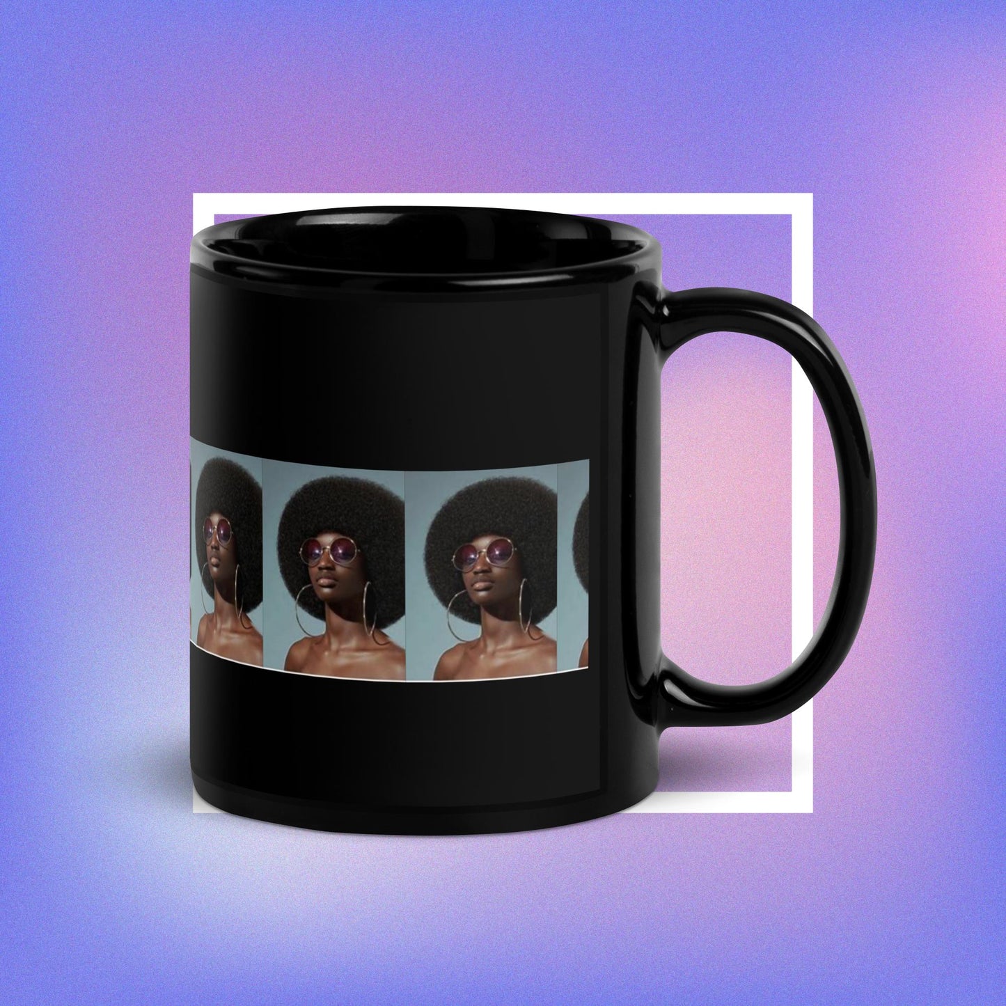 Black Glossy Mug