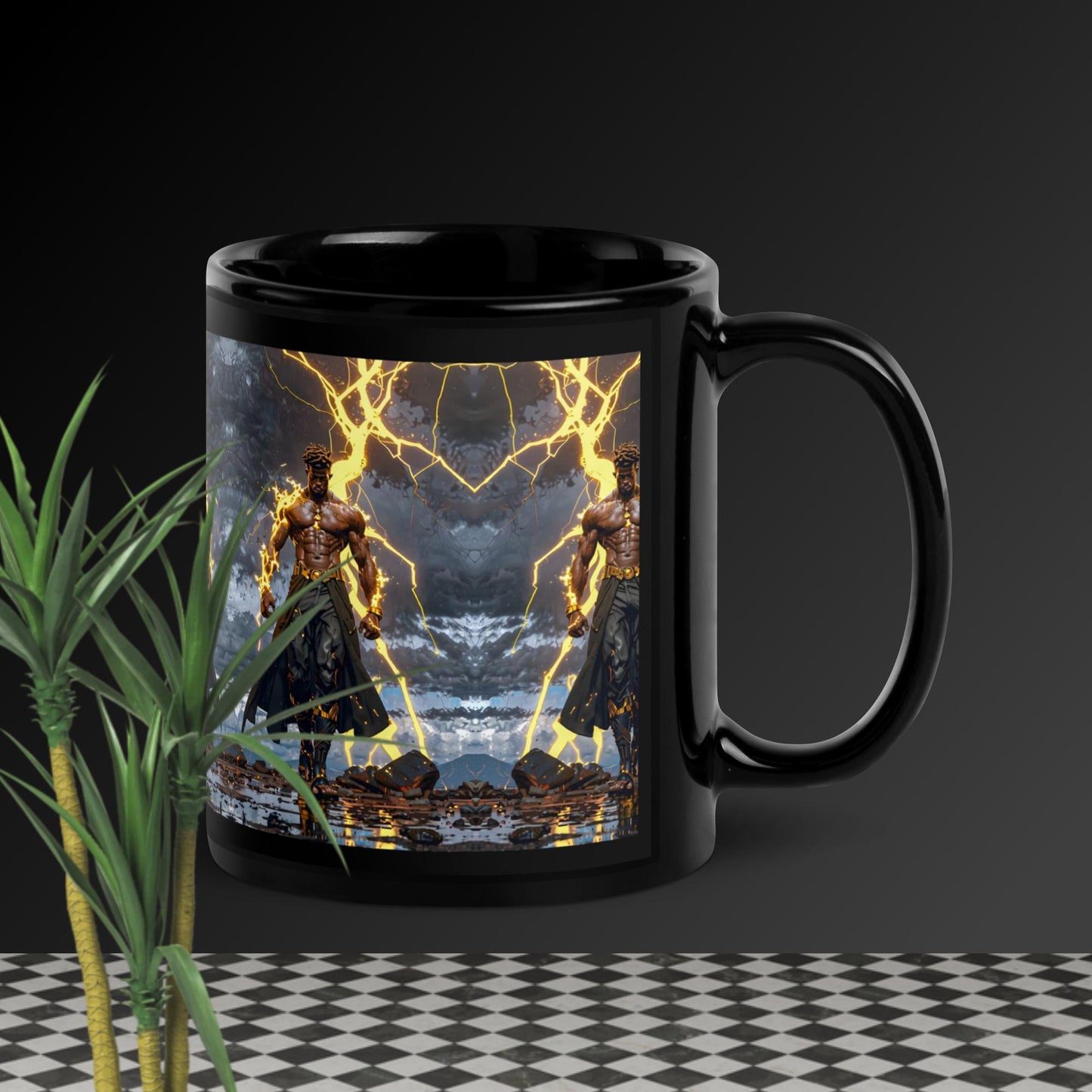 Black Glossy Mug