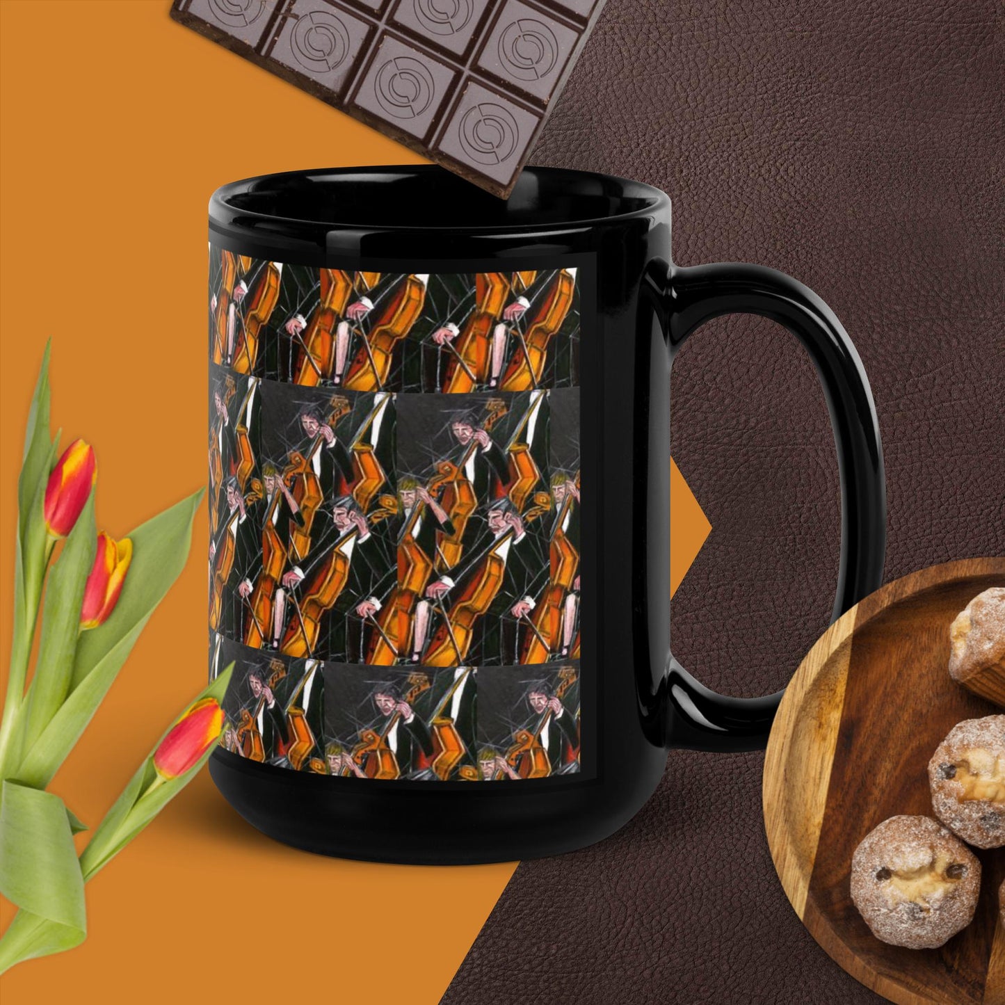Black Glossy Mug