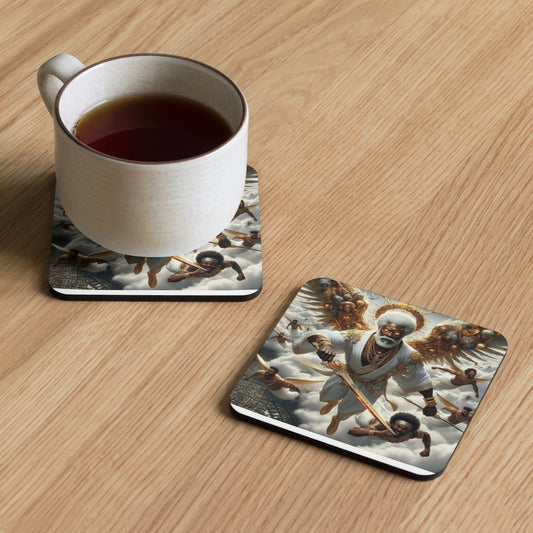 Cork-back coaster